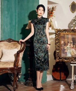 旗袍真丝系列   M---3XL