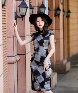 旗袍  妮卡丹奥  红装  礼服