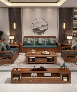 印尼黑酸枝新款财源滚滚沙发